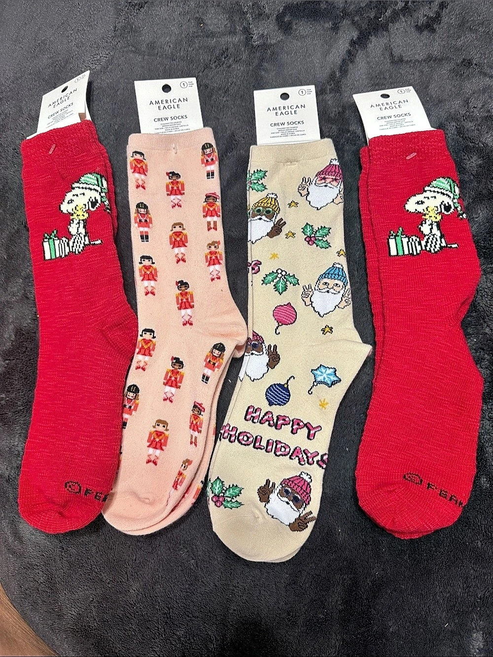 American Eagle Holiday Crew Socks
4-Pack